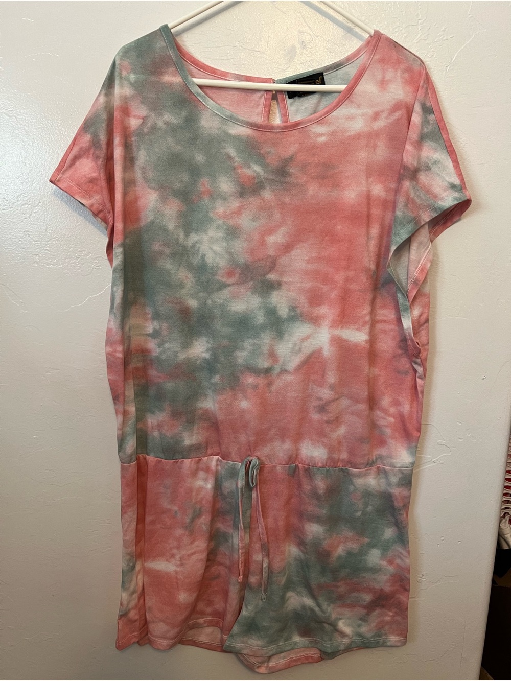 Like An Angel Women’s Tie-Dyed Romper Boho Size 2X